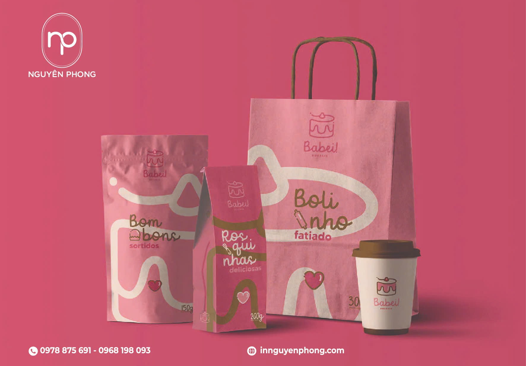 Mẫu in bao bì đa dạng màu sắc 